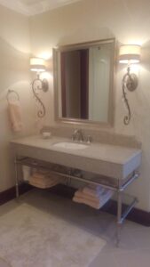 Bathroom remodel completed by Boise River Plumbing. bathroom by Boise River Plumbing